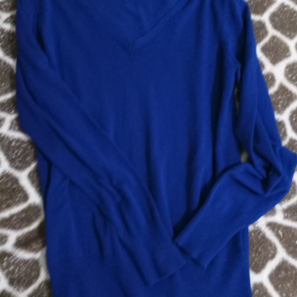 Royal blue sweater